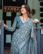 Cotton Saree - full-length drape