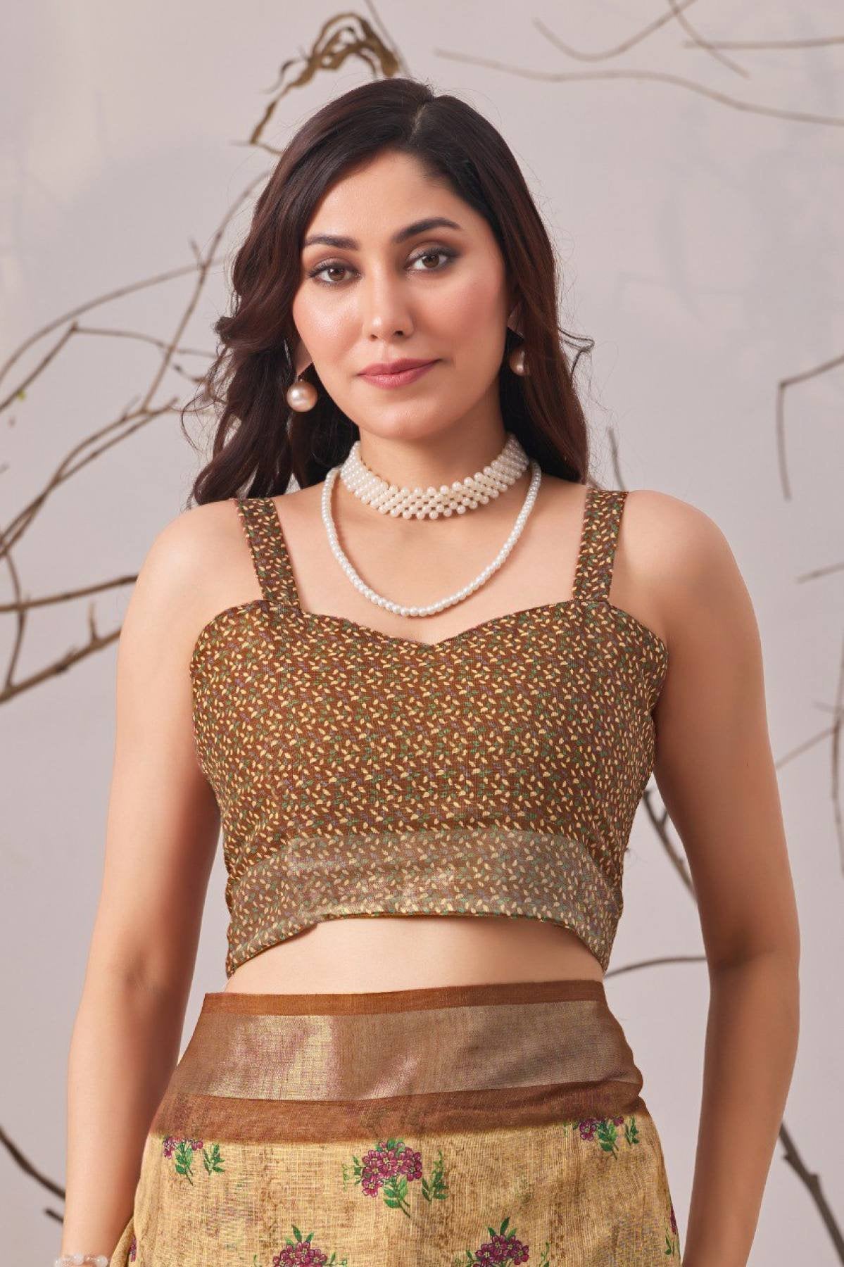 Cotton Saree - styling and accessories view