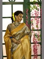 Silk Saree - blouse and border close-up