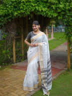 Cotton Saree for women - full front view | Snyvia
