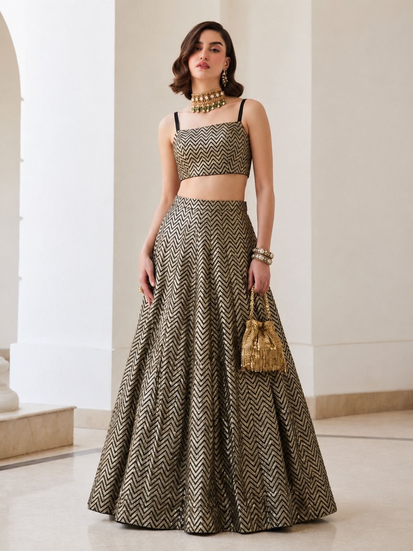 Lehenga Choli for Festive Wear colour variant view