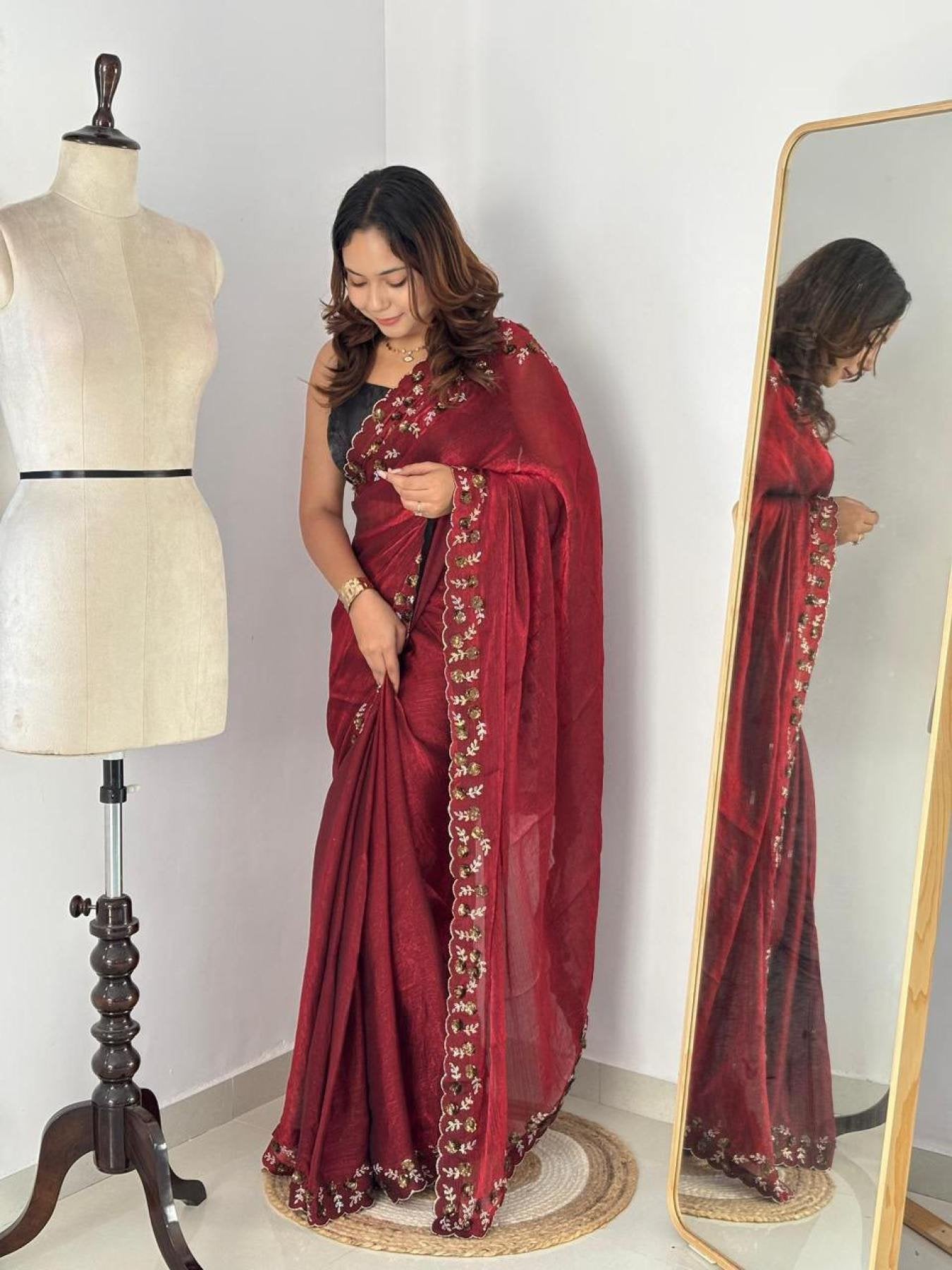 Chiffon Saree - detail view 11