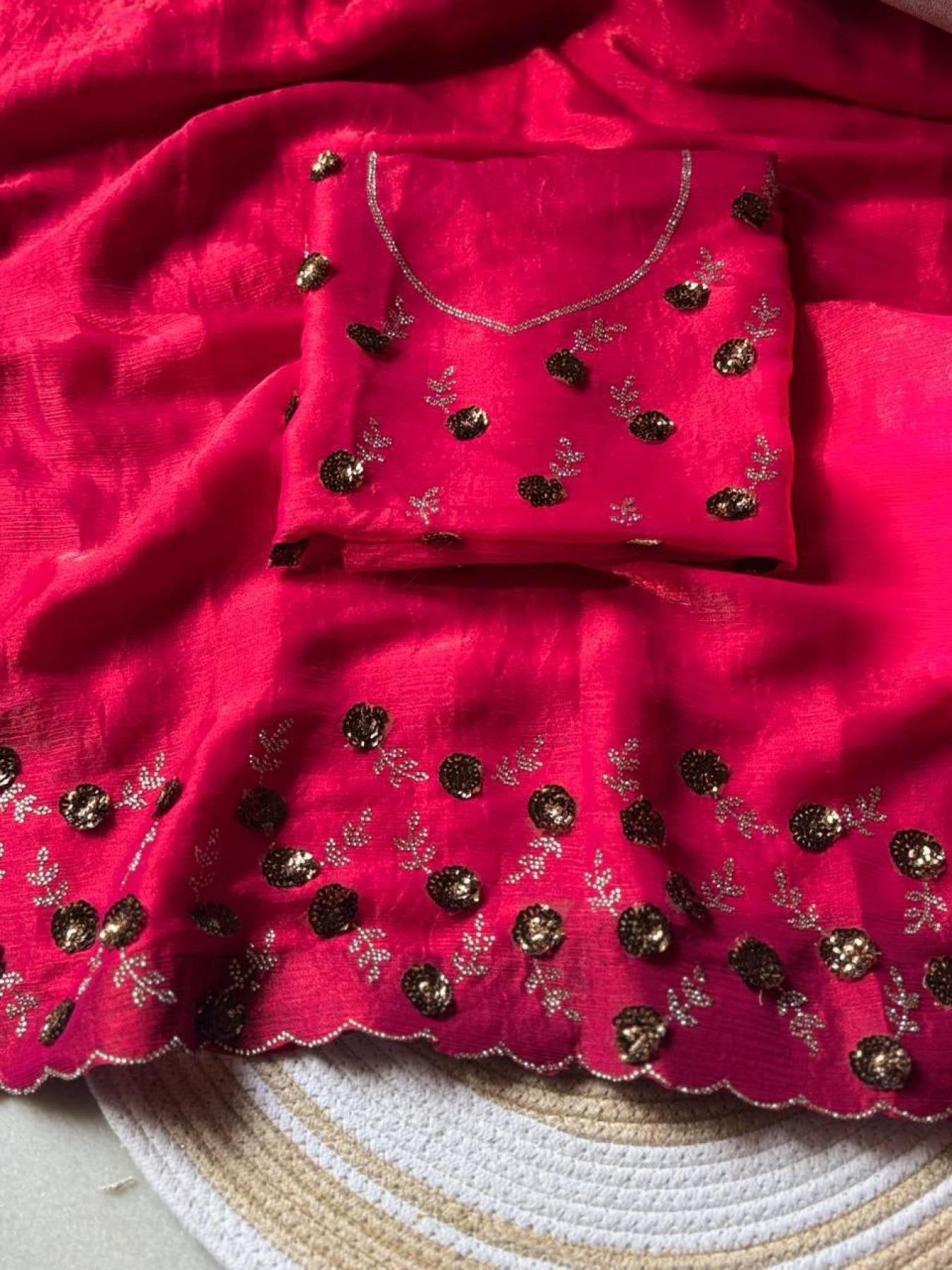 Chiffon Saree - detail view 12
