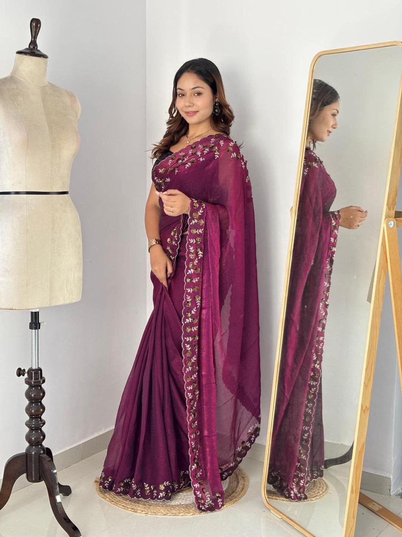 Chiffon Saree - detail view 20