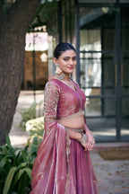 Fendi Lehenga with Sequins Embroidery detailed view