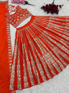 Chinnon Lehenga with Embroidery Wedding Ready Elegance detailed view