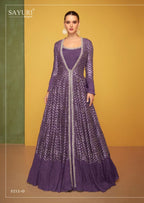 Green Zenvique Silk Embroidered Lehenga Set with Net Dupatta for Wedding Wear blouse and dupatta detail